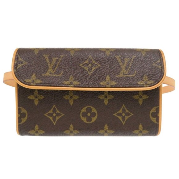 LOUIS VUITTON Brown Monogram Pochette Fanny Pack